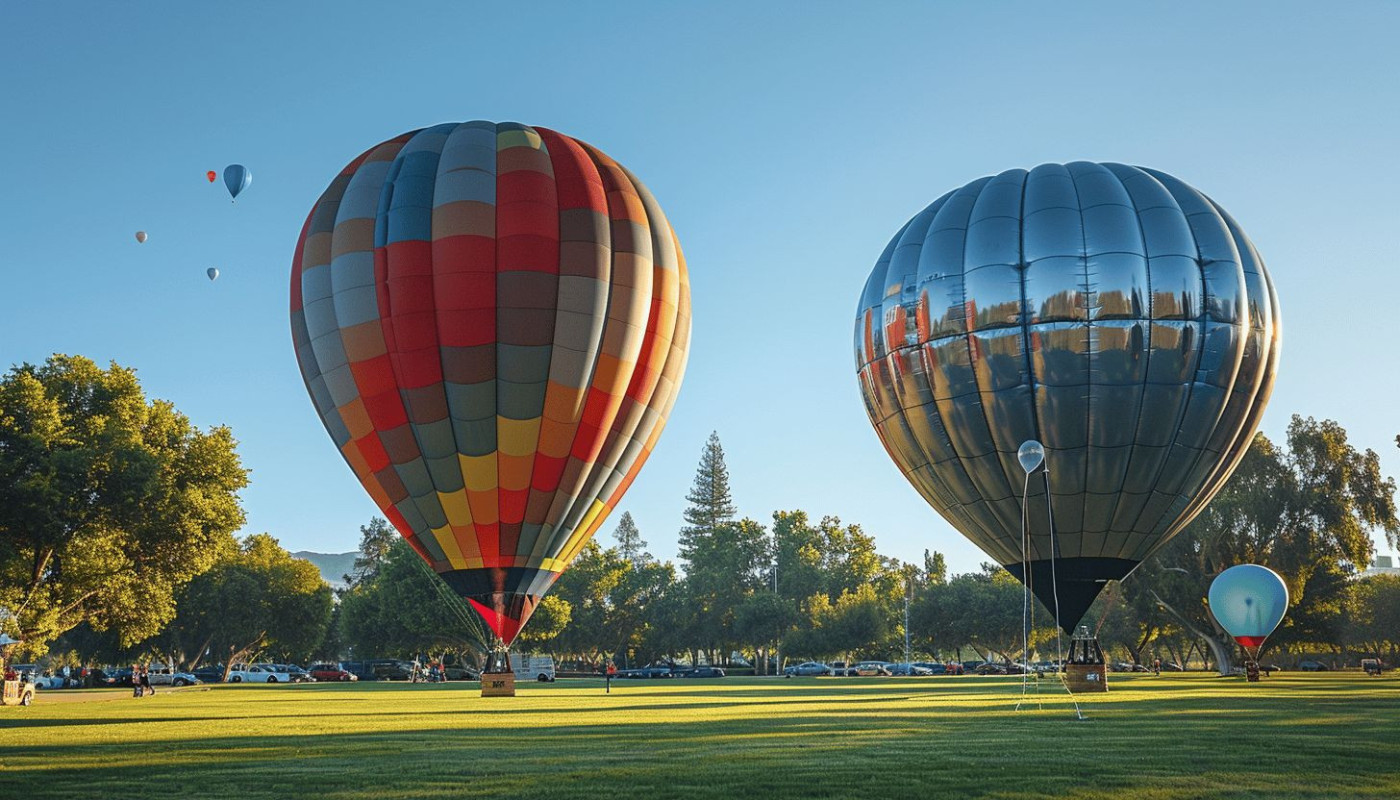 Comment choisir entre une montgolfière à hélium et à air pulsé pour votre publicité